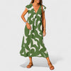 Catalina - Flowing V-Neck Dress