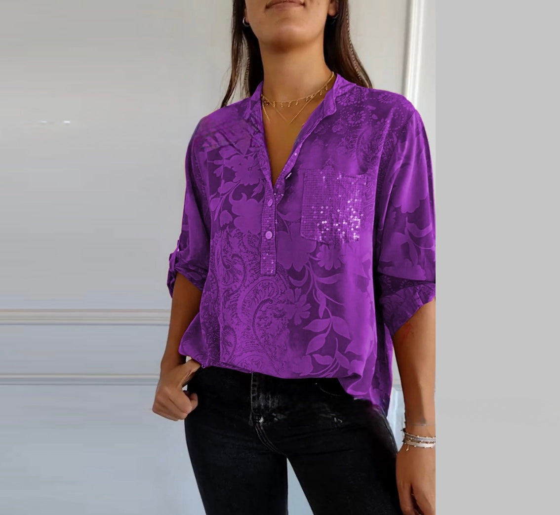 Annabella - Flora Touch Shirt