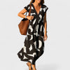 Catalina - Flowing V-Neck Dress