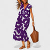 Catalina - Flowing V-Neck Dress